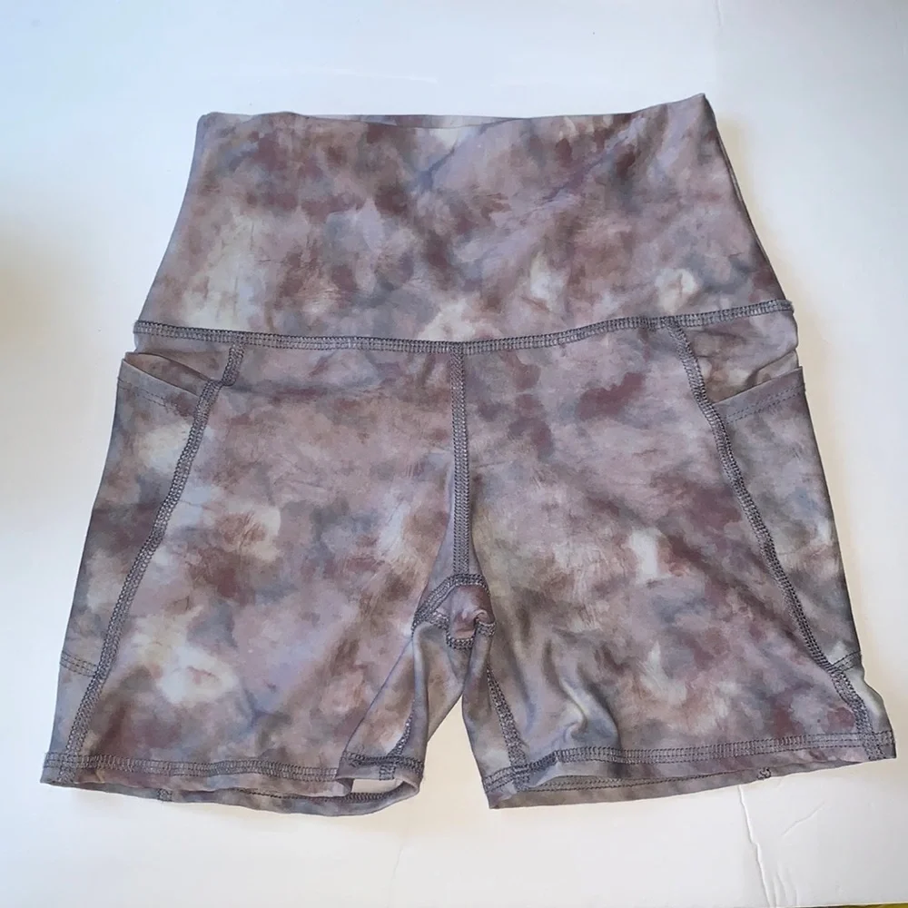 EVOLUTION AND‎ CREATION  Womens Tie Dye Biker Shorts Size Small
